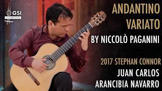 Juan Carlos Arancibia Navarro Performs Andantino Variato By N. Paganini On A 2017 Stephan Connor