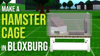 How to make a HAMSTER CAGE in Bloxburg