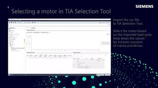 How to use SINAMICS DriveSim Basic for drive sizing with TIA Selection Tool screenshot 2
