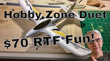 HobbyZone Duet RTF RC Airplane -  Unbox & Flight Review