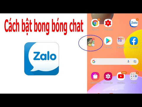 Video Cách bật bong bóng chát Zalo cho điện thoại - youtube