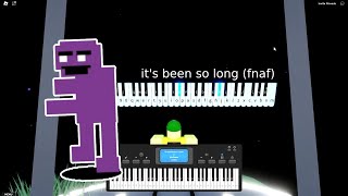 It's Been So Long but it's on the Roblox piano