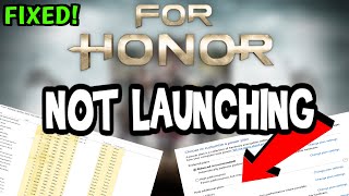 How to Fix For Honor not Launching (100%Fix)