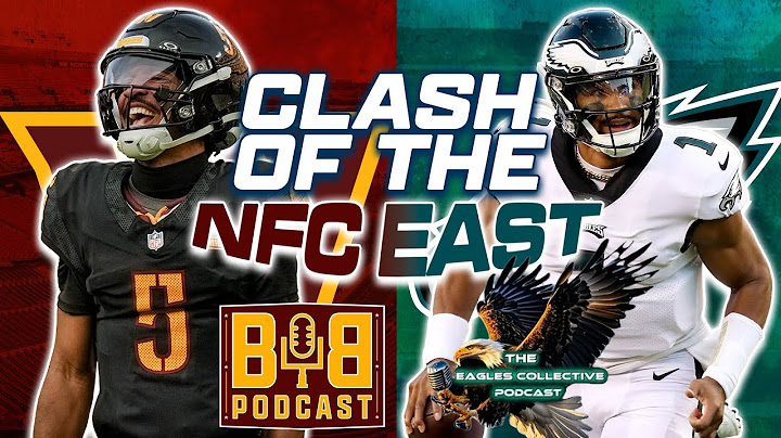 CLASH OF THE NFC EAST! 🔥🔥 EAGLES VS COMMANDERS: WHO RUNS THE NFC EAST? 👀