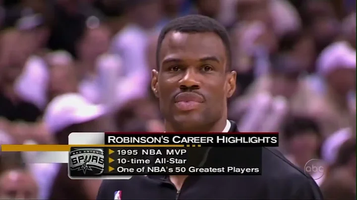 David Robinson's Final Game (13pts, 17reb, 2blk, NBA Championship)