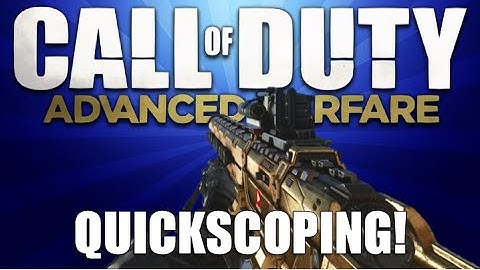 Call of Duty: Advanced Warfare Quickscoping w/ MORS Sniper Rifle