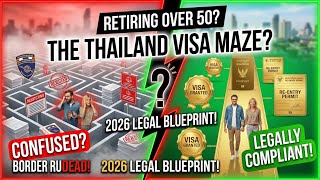 Thailand Visa Maze: The 2026 Legal Blueprint (Don’t Get Deported!)