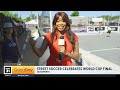 Celebrating the World Cup final with Street Soccer USA!