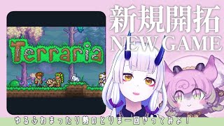 【#terraria #完全初見 】年の瀬に姉妹でテラリアあそんでみるよぅ【#テラリア 】 #ゆるふわまったり勢のとりま一回やってみよ