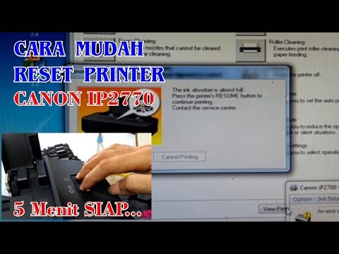 Cara Mudah Reset Software Printer Canon IP2770 : 1. Matikan terlebih dahulu Printer Canon IP 2770 / . 