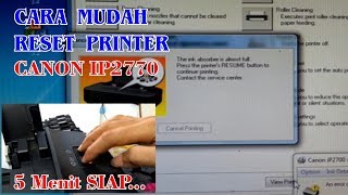 Reset Printer Canon ip2770