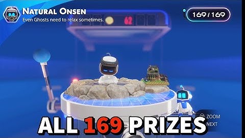 ASTRO BOT (PS5) - All 169 Gatcha Prizes / Unlocks (4k)