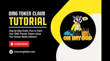 How to Claim Your OMG Tokens Using Your SOLANA Wallet Address | Tutorial |