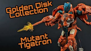 Transformers War For Cybertron Kingdom - Golden Disk Collection Mutant Tigatron