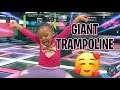 TAKING OUR DAUGHTER TO THE GIANT TRAMPOLINE | The Samuels Family Vlog