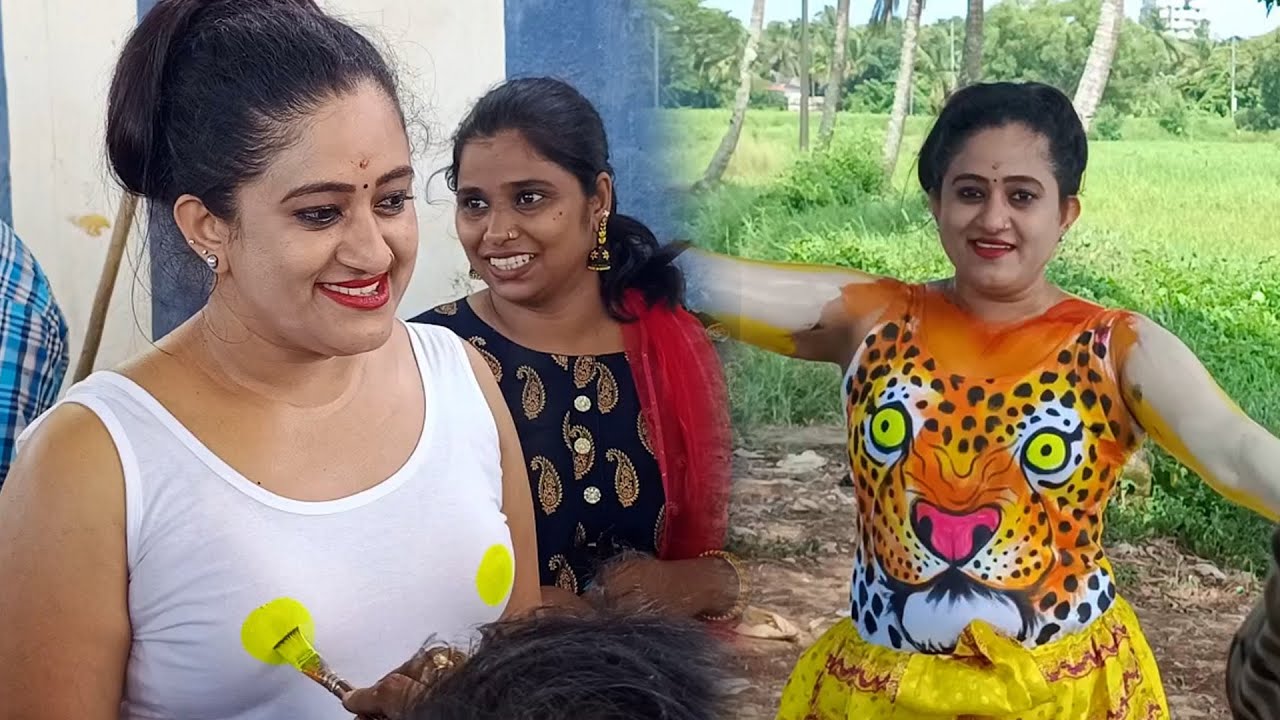 തൃശ്ശൂരിൽ പെൺപുലിയിറങ്ങി, പുലിക്കൂട്ടത്തിൽ താരമാകാൻ നിമിഷയും | Nimisha Bejo At Pulikkali 2023