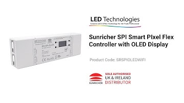 Sunricher SPI Smart PIxel Flex Controller with OLED Display
