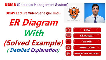 Solved Example based on ER Diagram | Case study in ER Diagram | ER Diagram solved Examples