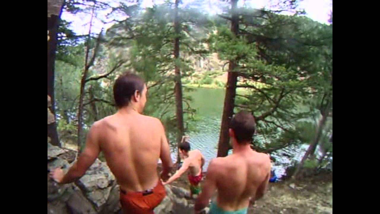 Cliff Jumping and Rope Swing near Ennis, MT - YouTube