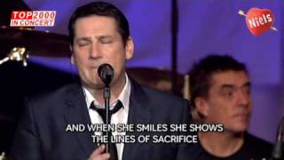 Video thumbnail of "Spandau ballet - Through the barricades (with lyrics) - Top 2000 In Concert 2009"