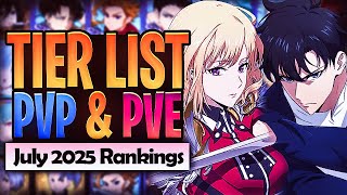 *UPDATED* Ranking ALL Characters PVP & PVE CONTENT In Grand Cross! July 2025 | Tier List 7DSGC