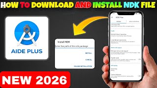 HOW TO DOWNLOAD AIDE PLUS AND SET-UP NDK FILE screenshot 1
