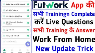 Futwork All Training quiz answers in One video| Futwork | Updated telequiz answers | calling work screenshot 3