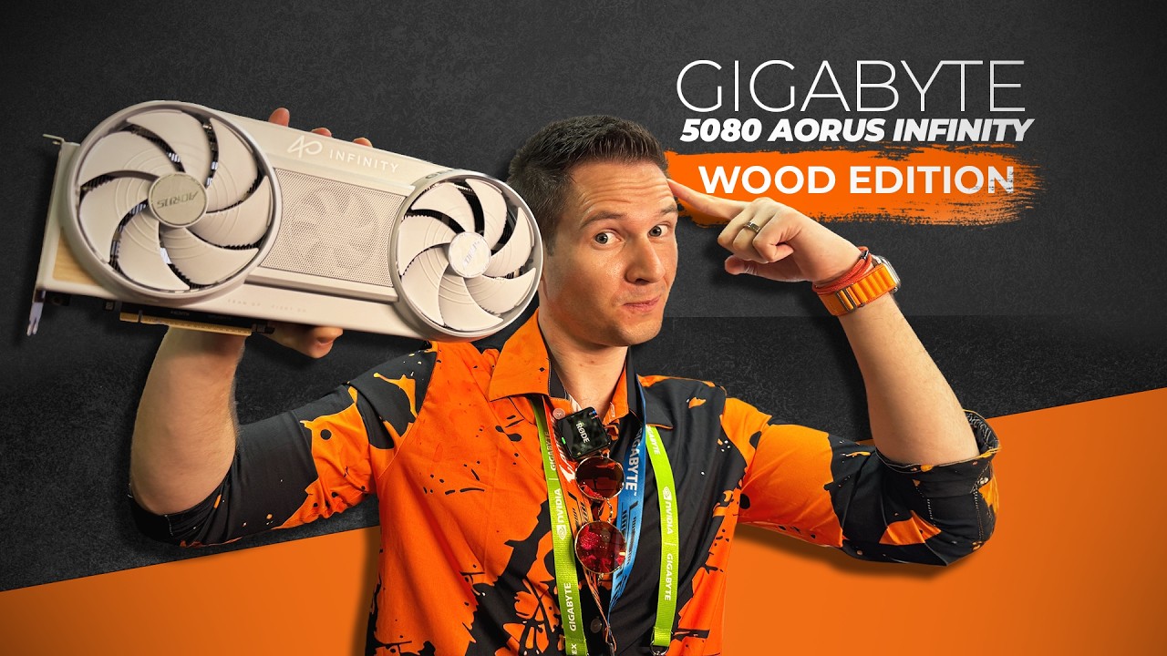 Card màn hình Gigabyte AORUS GeForce RTX 5080 INFINITY WOOD 16GB GDDR7