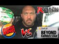 Burger King Impossible Whopper VS Carls Jr Beyond Famous Star Ryback Feeding Time Food Review