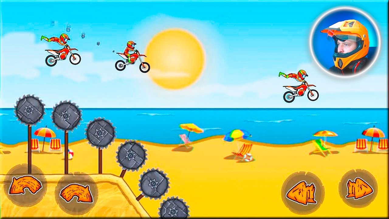 Melhor Jogo de MOTO Para Celular Moto X3M Bike Race Game Android