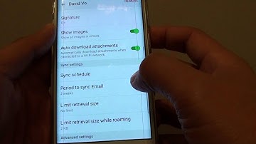 Samsung Galaxy S6 Edge: How to Change Email Sync Period
