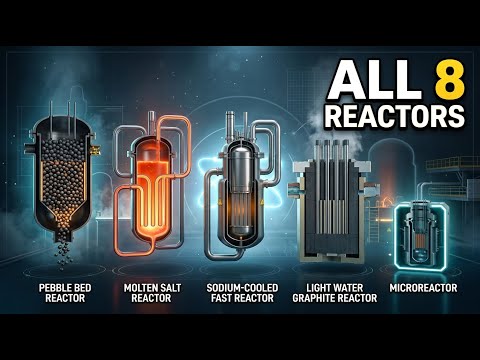 Every Nuclear Reactor Type Explained: PWR, BWR, CANDU, SMR & Fusion