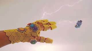 AMAZING THANOS Infinity Gauntlet Made Out of Magnets ( DIY \/ASMR) | Epic Magnets