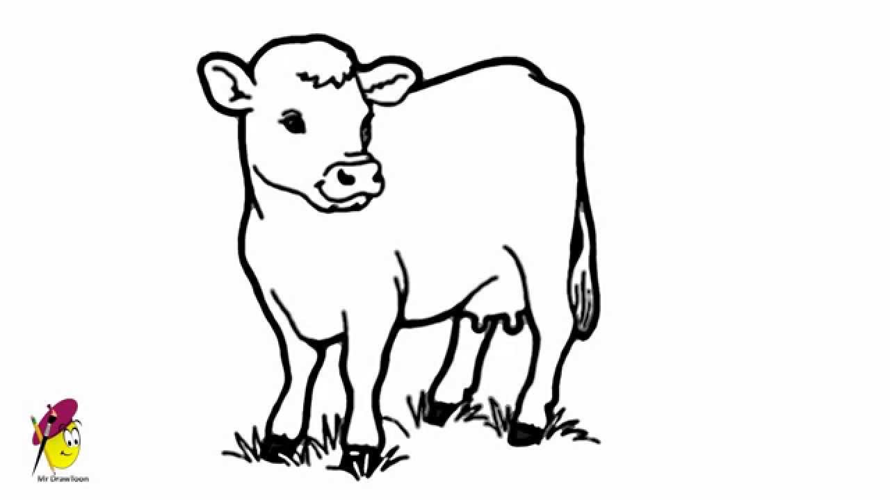 18 Easy Drawings of Cows for Beginners - Cool Kids Crafts