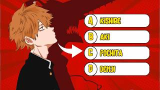 CHAINSAW MAN QUIZ 🔥 20 CHARACTERS screenshot 1