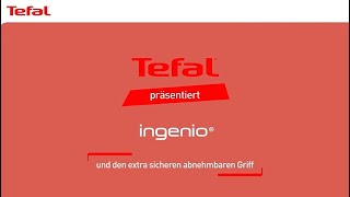 Black | Set Stone Griff | 3-teiliges Ingenio abnehmbarem L39993 Sets Tefal mit