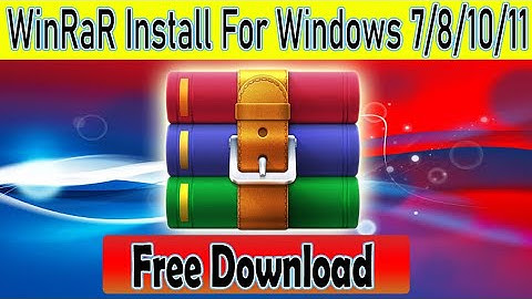 How To Download & Install WinRAR On Windows 7/8/10 | latest version 2023 | AAK Computers |