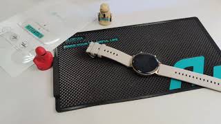 3D TPU Hydrogel Film DEVIA защитная плёнка гидрогель - смарт часы Huawei Watch GT 2 - Установка