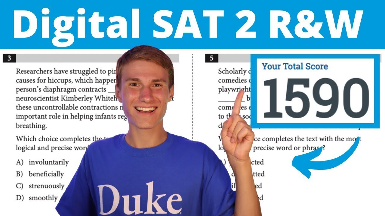 💯Ace the Digital SAT! Reading and Writing Walkthrough😎 Practice Test 2