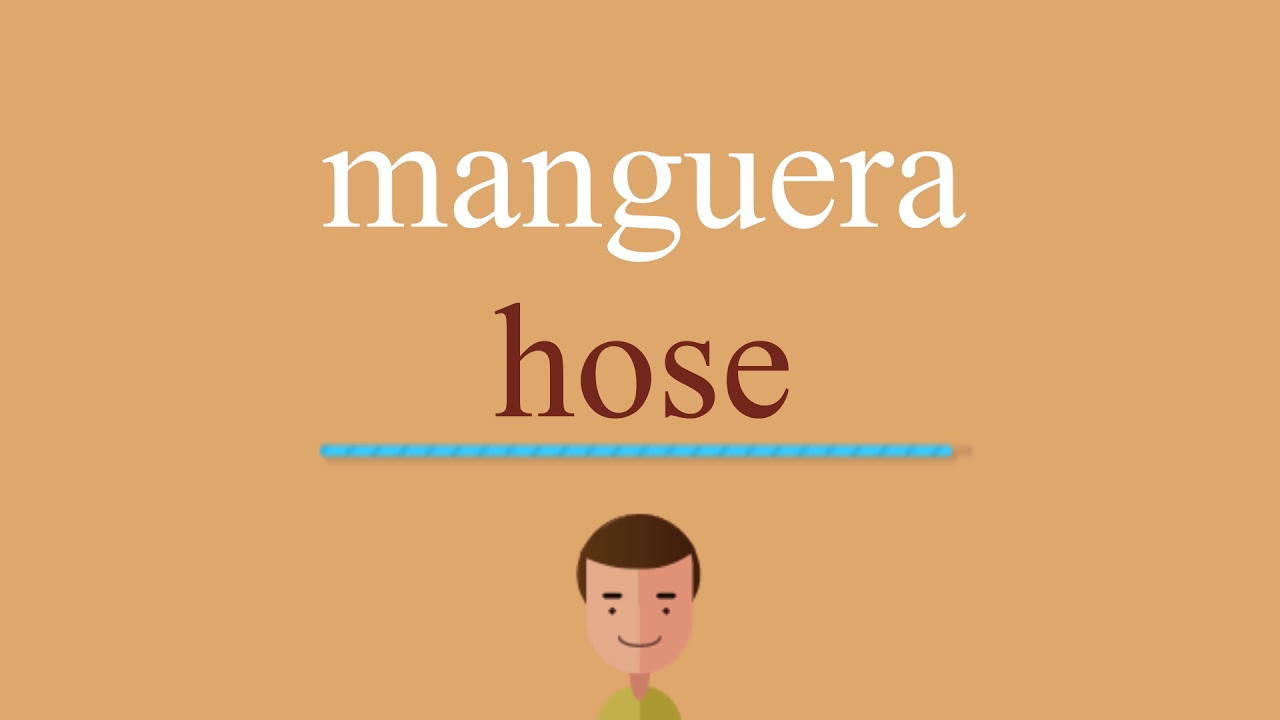 Cómo se dice manguera en inglés YouTube