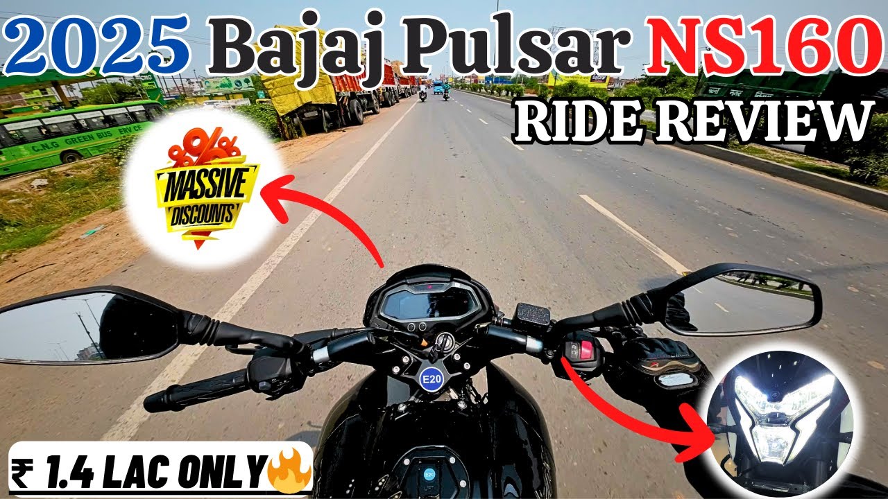 👑 King of 160cc Streetfighters | 2025 Bajaj Pulsar NS160 BS7 Ride Review 🔥 | NS160 Ride Review