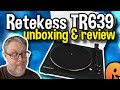 Retekess tr639 turntable  unboxing  review