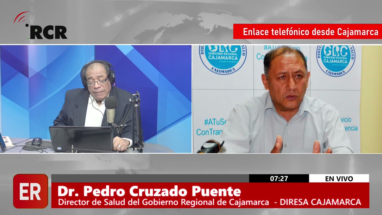 ENTREVISTA A PEDRO CRUZADO, DIRECTOR REGIONAL DE SALUD DEL GOBIERNO REGIONAL DE CAJAMARCA