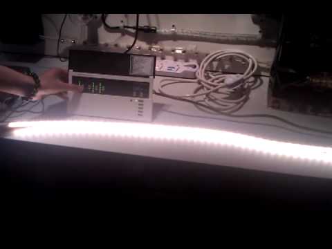 LED strip with Lutron dimmer