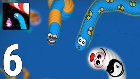 Worms Zone .io Gameplay Walkthrough Part 6 - Reach a Weight of 1,000,000+ [iOS/Android Games]