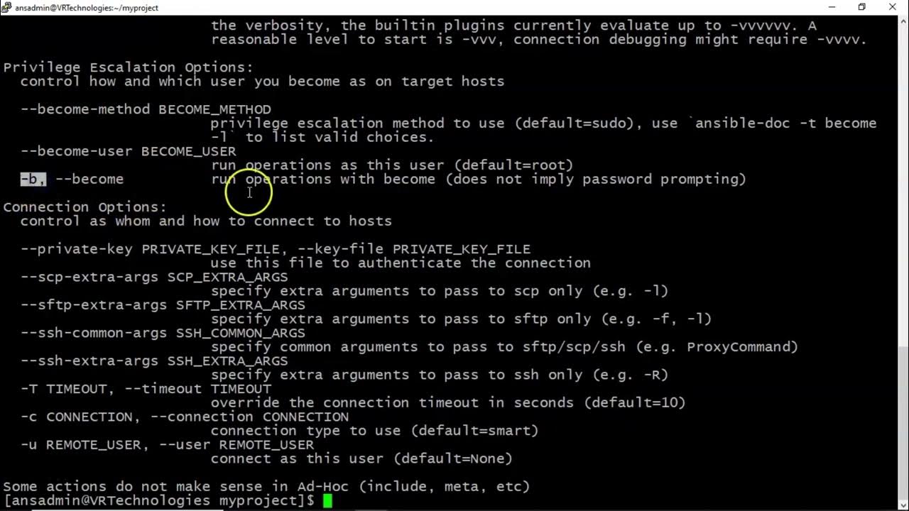 Section 5 video 1 ansible ad hoc commands with yum apt modules to