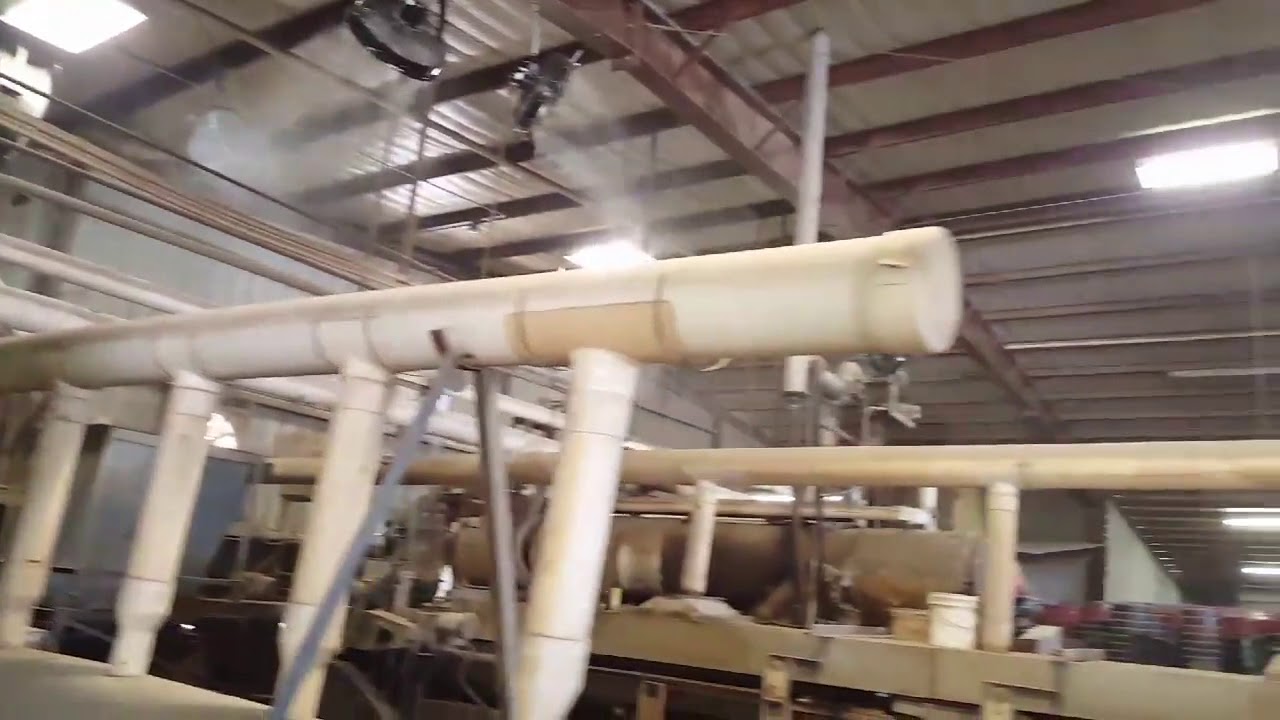 Mist Cooling System Installation Hudson livestock supplements YouTube