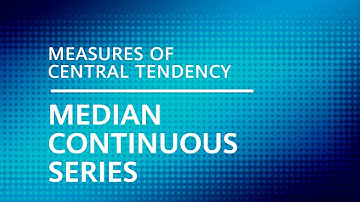 CALCULATION OF MEDIAN IN STATISTICS | CONTINUOUS SERIES | IN MALAYALAM