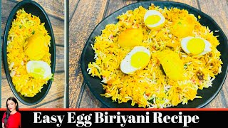Easy egg biriyani recipe | egg biriyani recipe | biriyani recipe.