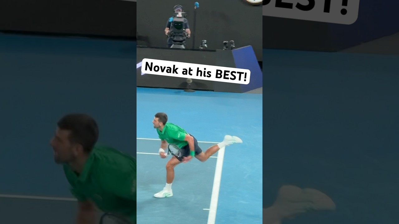 NOVAK wins a point 🎾 